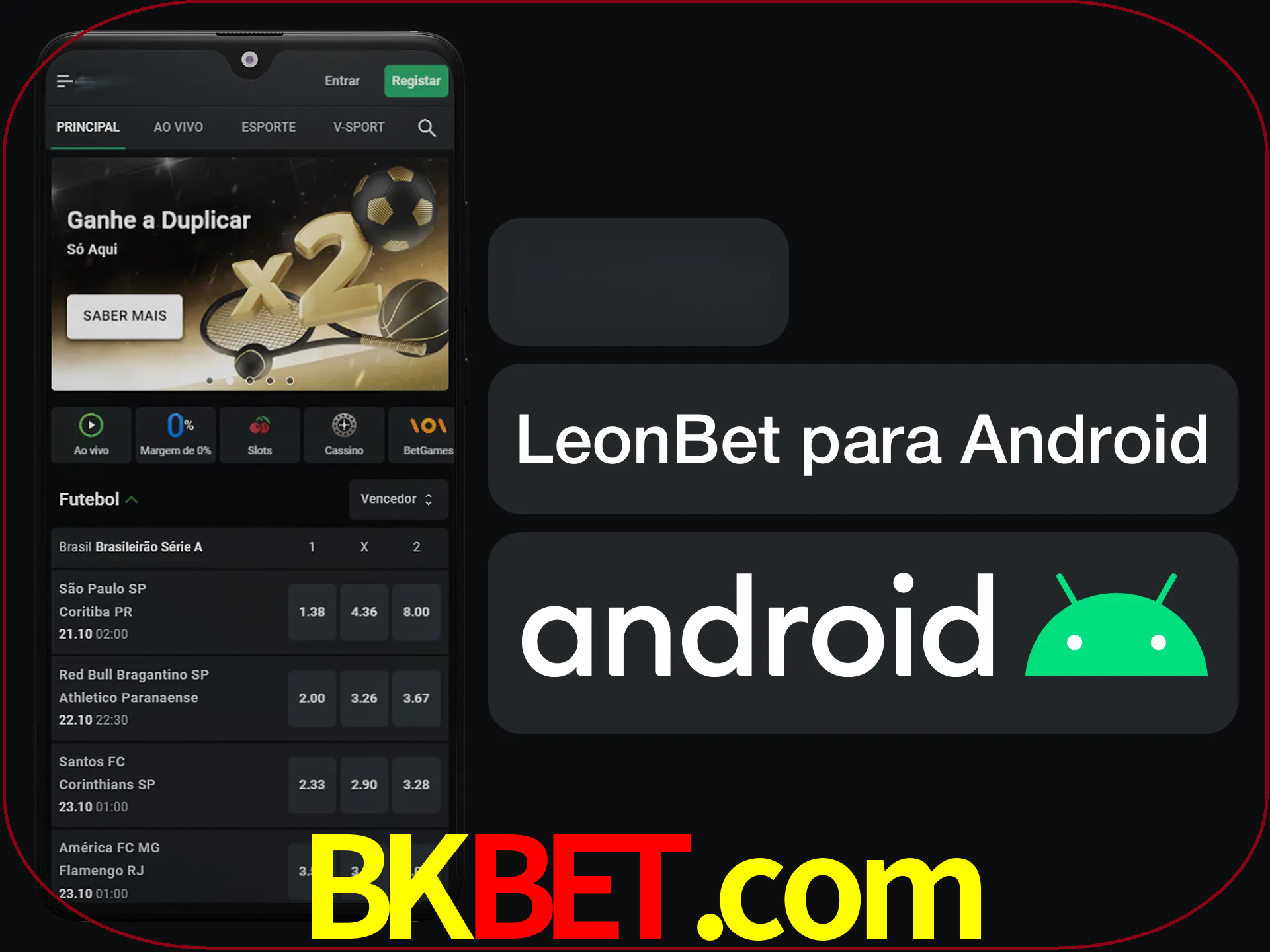 Adquira sua versão poket de LeonBet.
